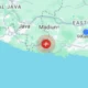 Peta lokasi pusat gempabumi Pacitan hari ini 27 Januari 2026