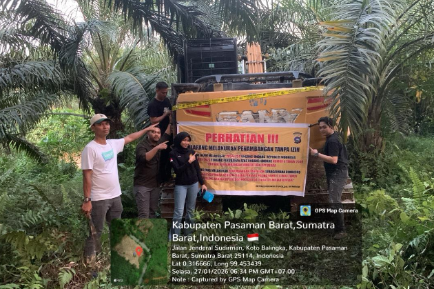 Penertiban PETI di Sumbar oleh tim terpadu di Kabupaten Pasaman Barat