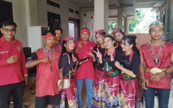 Anggota Pasukan Merah TBBR saat pembukaan Rapimnas I 2026 di Muara Teweh.