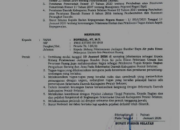 Surat perintah penunjukan Plt Kabag PBJ Pesisir Selatan yang ditandatangani Bupati Pesisir Selatan