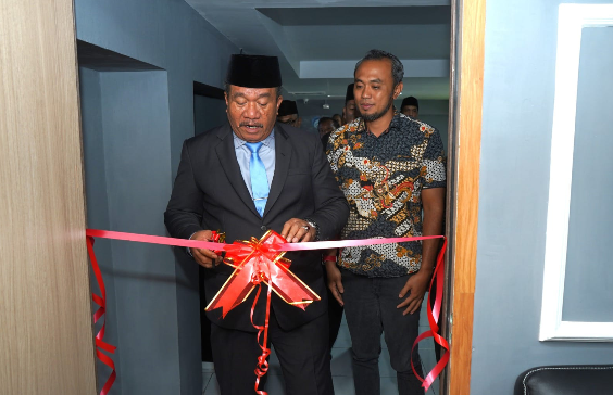 Bupati Asahan meresmikan Studio Podcast Asahan