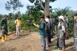 Brigade Pangan Bayang tanam jagung bersama TMMD di Kecamatan Bayang