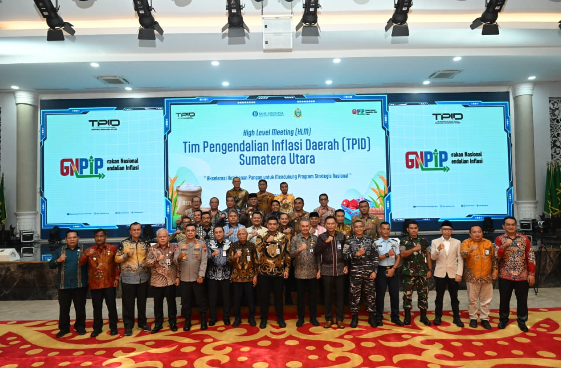 Pengendalian inflasi Asahan dibahas dalam High Level Meeting TPID Sumatera Utara
