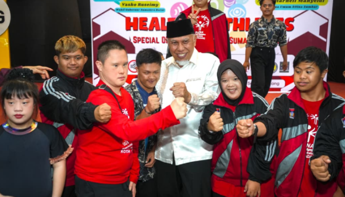 Atlet Disabilitas SOIna Didukung Mahyeldi Lewat Healthy Athletes