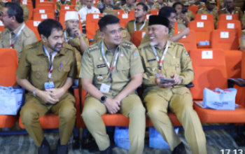 Gubernur Sumatera Barat Mahyeldi Ansharullah menghadiri Rakornas Pemerintah Pusat dan Daerah 2026 di Bogor