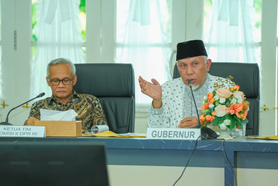 dana tkd sumbar gubernur mahyeldi komisi ii dpr ri