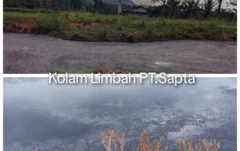 Kolam Instalasi Pengolahan Air Limbah (IPAL) PT Sapta Sentosa Jaya Abadi di Mukomuko yang menjadi objek gugatan lingkungan AJPLH.