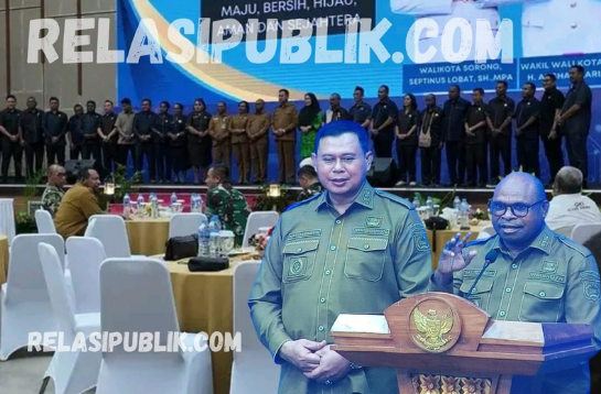 Lobat Anshar Sorong menghadiri syukuran satu tahun kepemimpinan