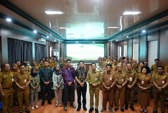 Pemeriksaan BPK RI Barito Utara di Aula Setda Muara Teweh