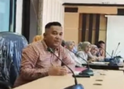 Syafriyon anggota DPRD Pesisir Selatan saat Pra-Musrenbang Kecamatan Sutera