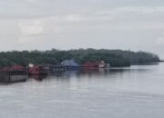 Tongkang Diduga Muat Bauksit Berlabuh di Muara Teluk Melano, Nelayan Kayong Utara Mengeluh