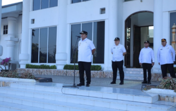 Apel perdana ASN Pemkab Asahan dipimpin Bupati Taufik Zainal Abidin pasca Lebaran 1447 H