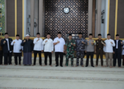 Bupati Asahan bersama Wakil Bupati dan Forkopimda mengikuti dzikir bersama di Masjid Agung H Achmad Bakrie Kisaran dalam rangka Hari Jadi ke-80 Kabupaten Asahan.
