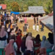 peserta lomba lari karung PHBI di Lagan Gadang Mudik Pesisir Selatan