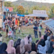 peserta lomba tarik tambang PHBI di Lagan Gadang Mudik Pesisir Selatan