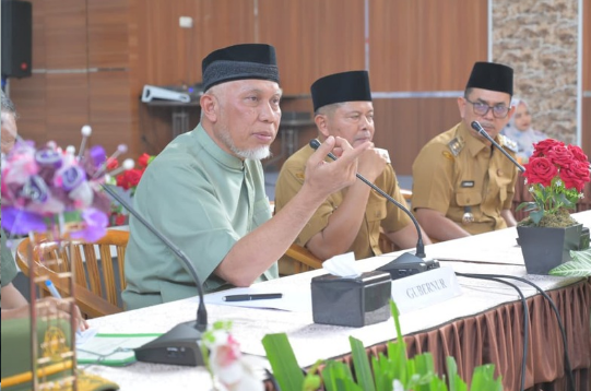 Mahyeldi pimpin rakor sinergi pembangunan Sumbar di Pasaman