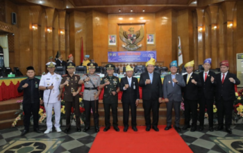 Bupati dan Wakil Bupati Asahan bersama Forkopimda usai rapat paripurna Hari Jadi ke-80 Asahan