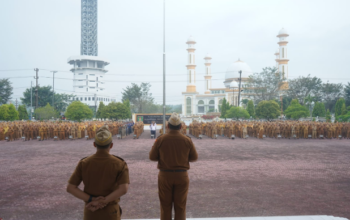 Sekdakab Asahan tegaskan ASN layani masyarakat Ramadhan saat apel gabungan