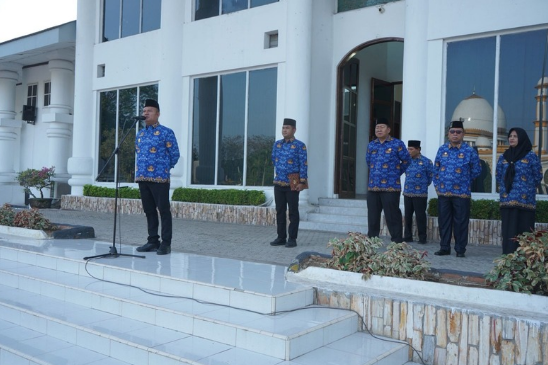 Wakil Bupati Asahan memimpin upacara Hari Kesadaran Nasional