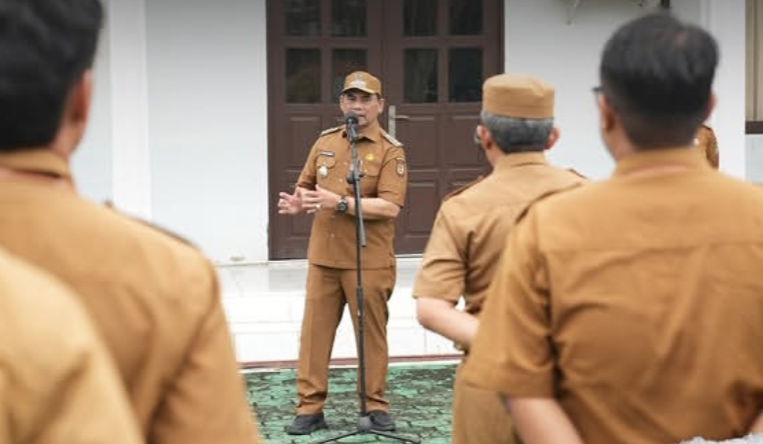 Bupati Shalahuddin pimpin apel ASN Barito Utara