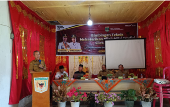 Kegiatan Bimtek pelestarian Silek Pangian di Nagari Pangian Lintau Buo bersama pelajar dan tokoh adat