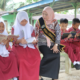 Datangi Sekolah, Bunda Literasi Asahan Bikin Siswa Semangat Membaca