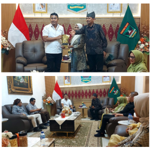 Vasko Ruseimy menerima kunjungan Nagari Creative Hub Pangian di Padang