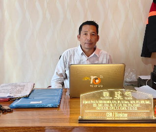 Dr Rodi Candra memberikan keterangan terkait sidang praperadilan di Pengadilan Negeri Painan