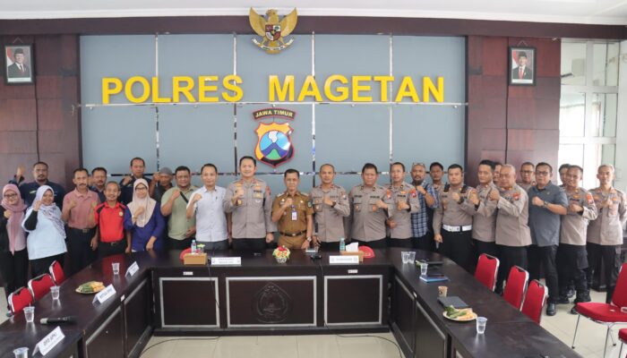 Jaga Kondusivitas Mayday 2026, Polres Magetan Gelar Rakor Lintas Sektoral