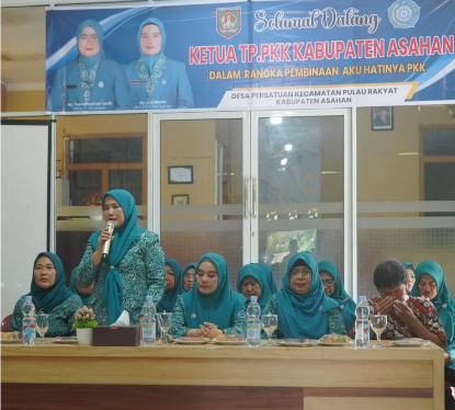 ketua pkk asahan tinjau pekarangan warga desa persatuan program aku hatinya pkk