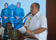 Bupati Asahan Taufik Zainal Abidin Siregar menyambut Tim Supervisi HKG PKK Sumut di Pendopo Rumah Dinas