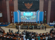 Suasana rapat paripurna HUT Sumatera Utara ke-78 di Gedung DPRD Sumut Medan