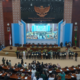 Suasana rapat paripurna HUT Sumatera Utara ke-78 di Gedung DPRD Sumut Medan