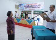 Pelantikan Bunda Literasi Kecamatan Meranti oleh Bunda Literasi Asahan dalam penguatan budaya membaca