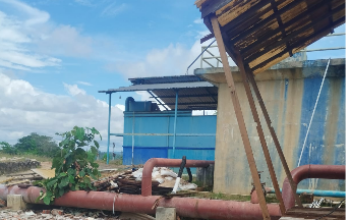 Proyek pembangunan instalasi pengolahan air PDAM Barito Utara di Muara Teweh tahun 2026