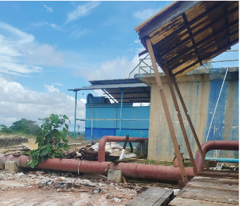 Proyek pembangunan instalasi pengolahan air PDAM Barito Utara di Muara Teweh tahun 2026