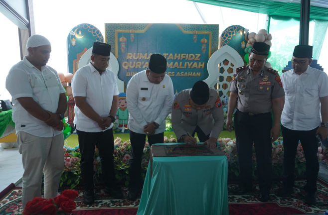 Peresmian Rumah Tahfidz Quran Amaliyah oleh Wakil Bupati dan Kapolres Asahan