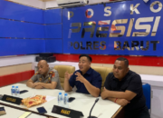 pembunuhan sengketa lahan Barito Utara konferensi pers polisi