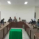 Ketua DPRD Pasaman Nelfri Asfandi memimpin rapat kerja bersama awak media
