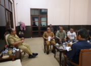 Bupati Asahan Taufik Zainal Abidin Siregar menerima audiensi pengurus Forwaka Kabupaten Asahan di ruang kerja bupati