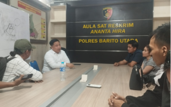 Ilustrasi pemeriksaan korban penipuan arisan oleh polisi