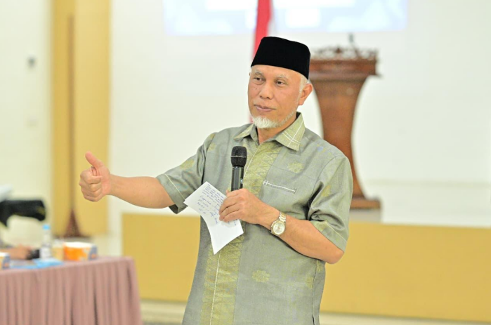 Gubernur Sumbar Mahyeldi Ansharullah menyampaikan capaian Indeks Reformasi Birokrasi Sumbar 2025 sebesar 89,32 dengan predikat A-