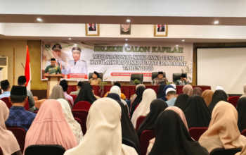 Peserta seleksi kafilah MTQ Sumbar mengikuti penilaian