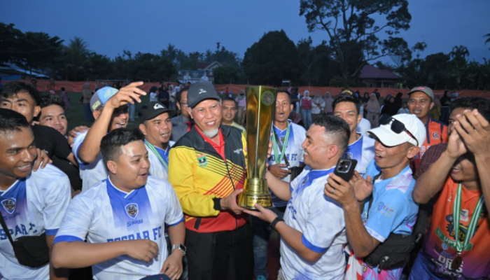 Gubernur Mahyeldi: Turnamen Sepak Bola Kunci Lahirkan Atlet Berprestasi