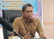 Kepala Dinas ESDM Sumbar Helmi Heriyanto memberikan penjelasan mengenai penerbitan IUP tambang batu andesit di Nagari Kasang Padang Pariaman.