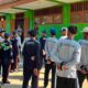 Satgas TMMD 129 Bojonegoro Tanamkan Disiplin, Cinta Tanah Air Melalui Pelatihan PBB Siswa SMP Satu Atap Kesongo