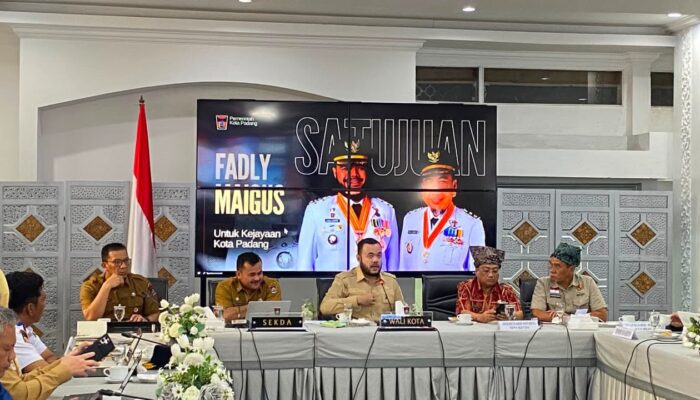 Wali Kota Padang Bahas Percepatan Rehab Rekon Pascabencana, Usulkan Dua Embung Besar ke Pemerintah Pusat