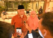 Gubernur Sumbar Mahyeldi Ansharullah menjelaskan rencana perbaikan ruas jalan Simpang Gudang Manggopoh–Padang Luar di Kabupaten Agam.