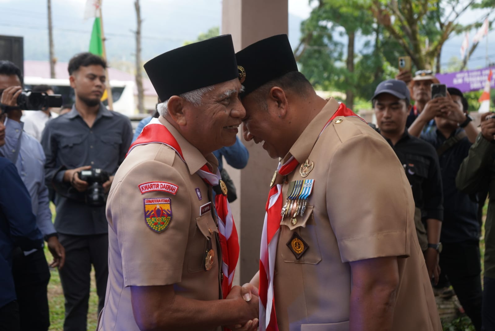 Wakil Bupati Asahan Rianto menghadiri pembukaan Jambore Daerah XI Gerakan Pramuka Sumatera Utara di Sibolangit.