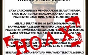Wakil Gubernur Sumbar Vasko Ruseimy menyampaikan imbauan terkait penipuan yang mencatut namanya dengan teknologi AI.